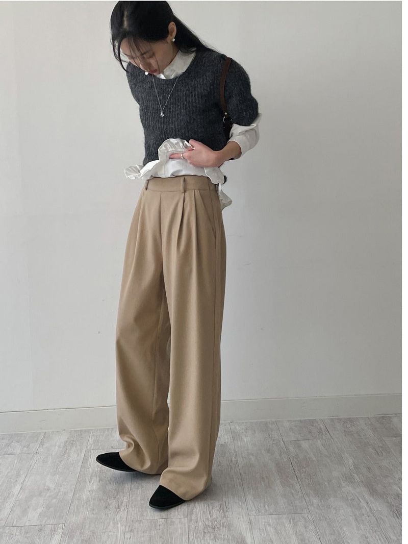 [FW] Console Two-Tuck Wide Slacks