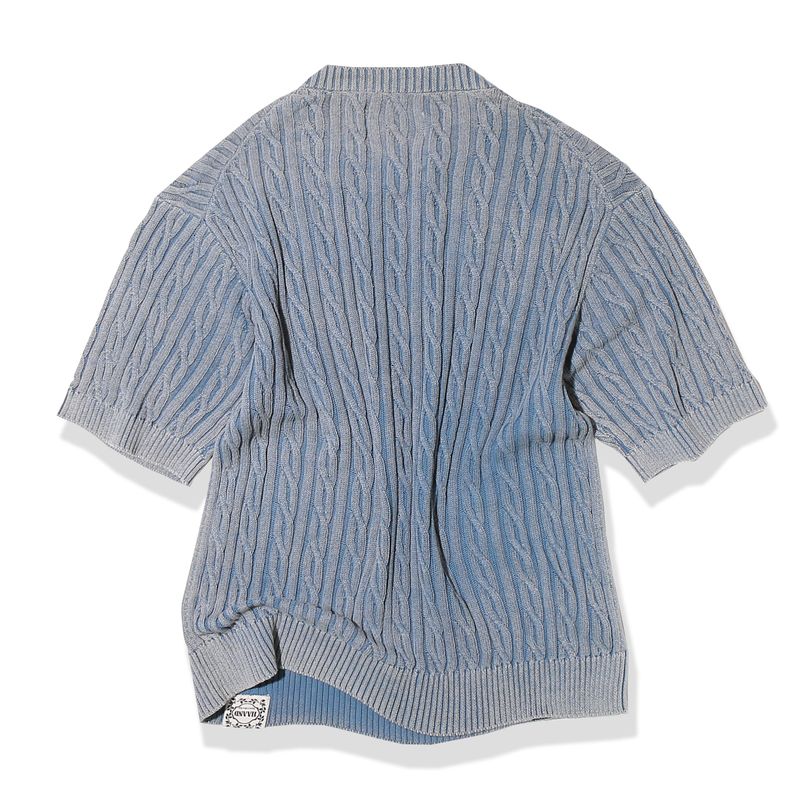 Posh Cable Stone Washing Knit