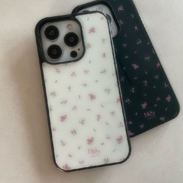 Nineteenfriday（ナインティーンフライデー）の「ミニリボンフラワーマグセーフフォンケース（スマホグッズ/小物）」