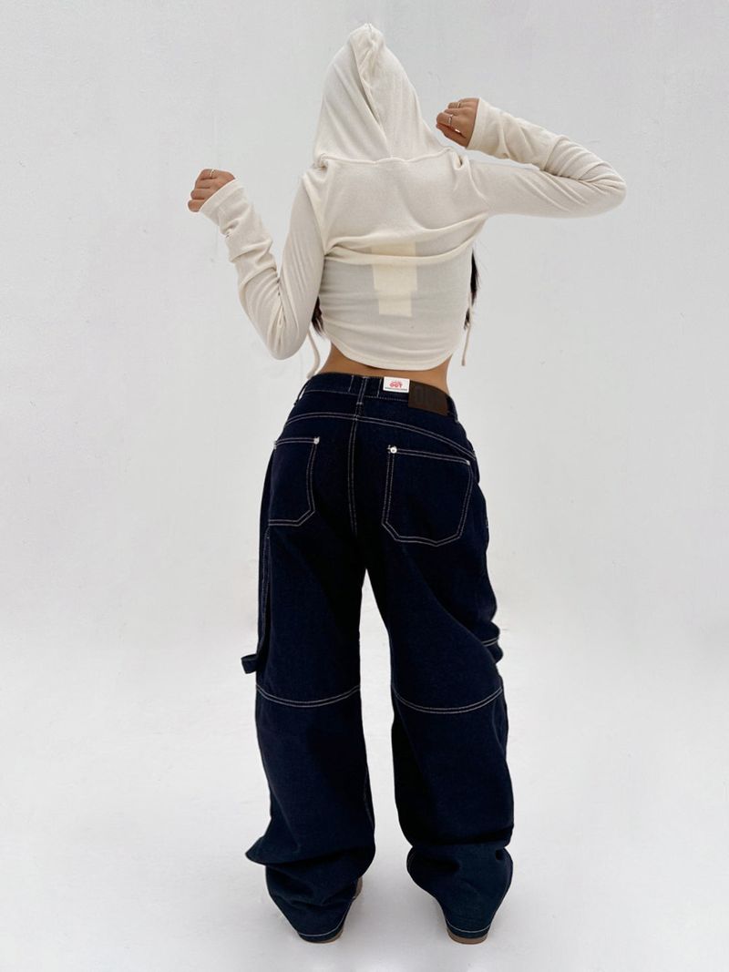 CCORTTI(コルッティ)の「(UNISEX) OVERSIZED BAND-DETAIL RAW DENIM WIDE PANTS(Pants)」