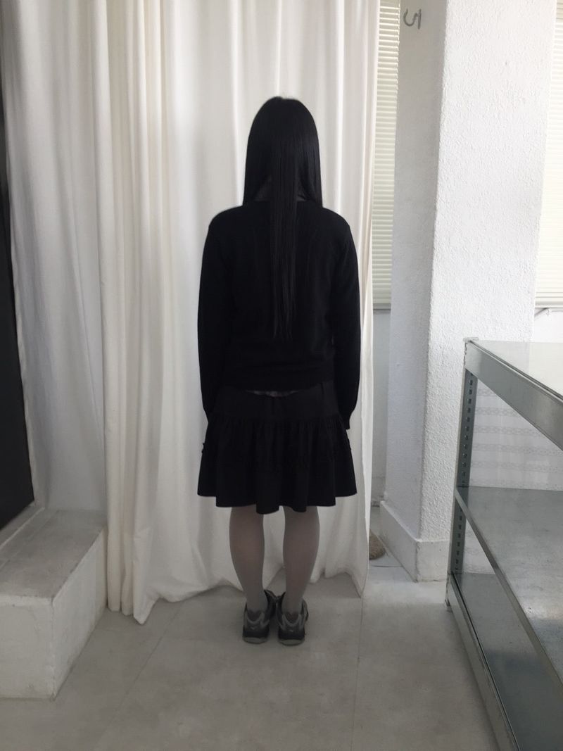 クローネックカラーカーディガン