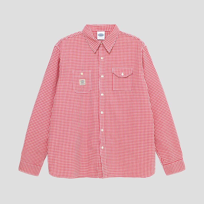 PARAGRAPH（パラグラフ）の「PARAGRAPH CHECK WORK SHIRT - RED（Tops）」