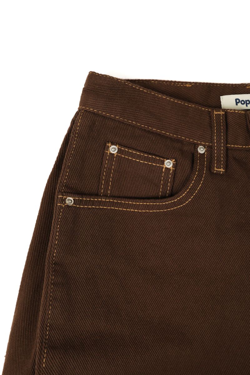 Balloon Pintuck Pants [Brown]