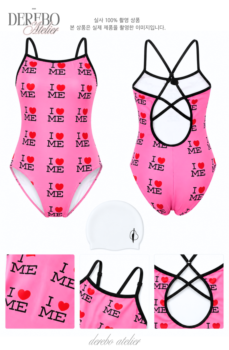I Love Pink Monokini