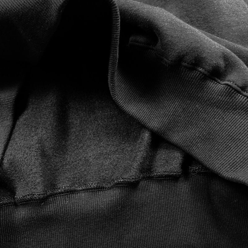 SMOKING SKULL SWEAT SHIRT BLACK