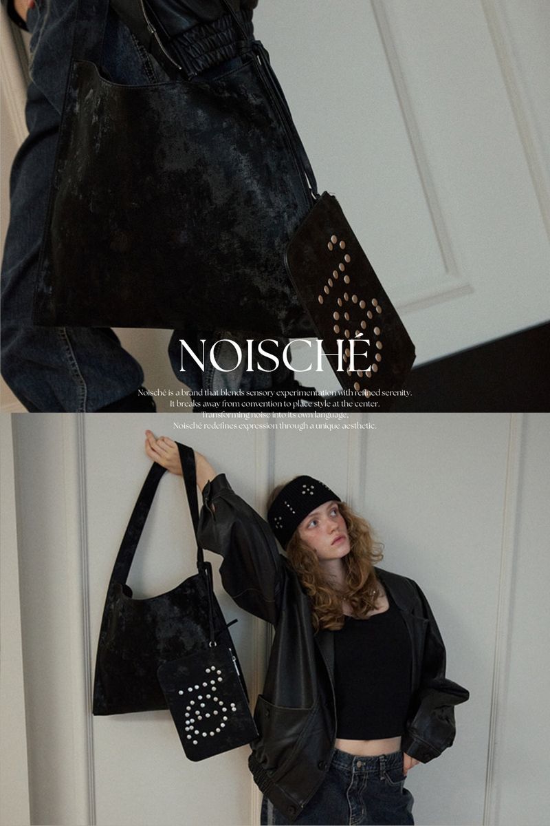 NOISCHE（ノイシ）の「MADE_ハロスクエエアバッグ (ミディアム) / ブラック（バッグ）」