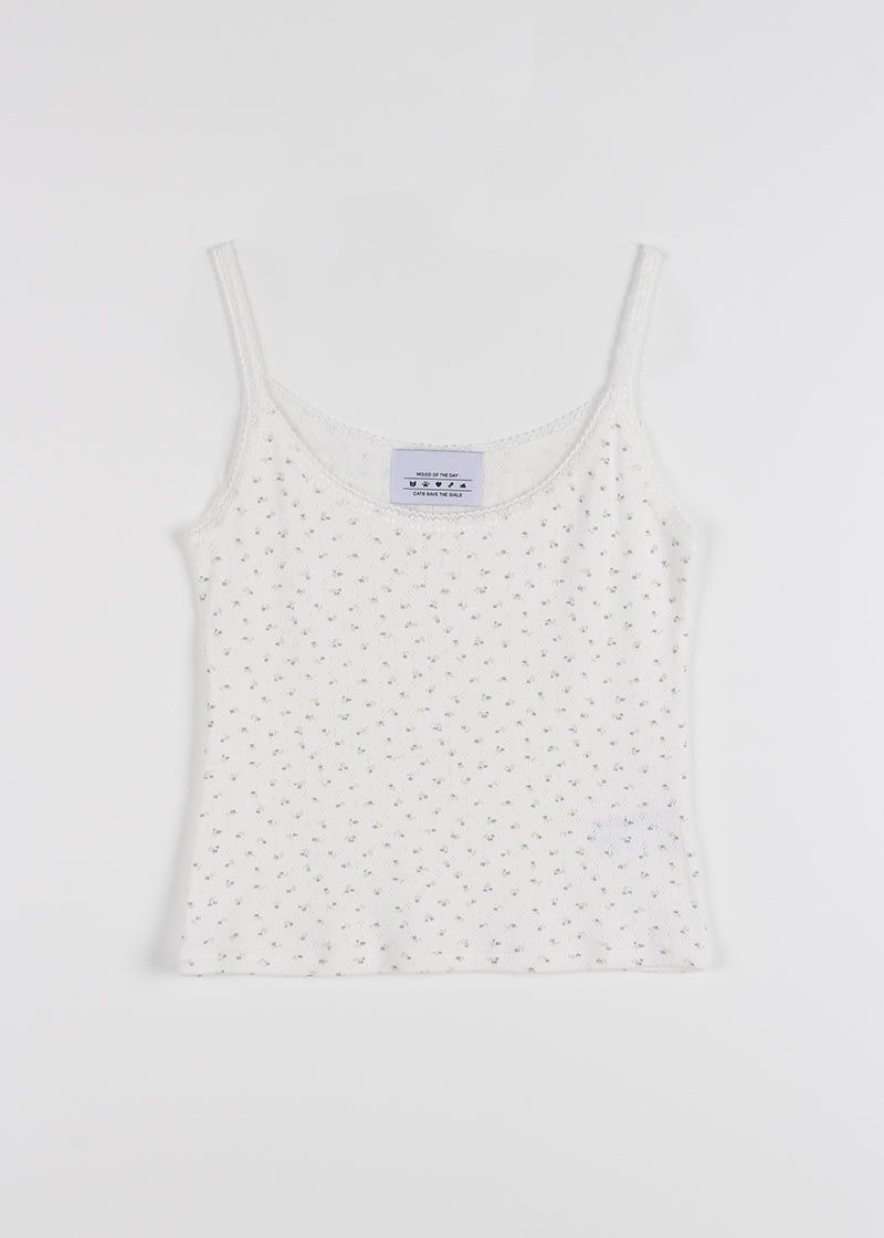 POINTEL LACE SLEEVELESS