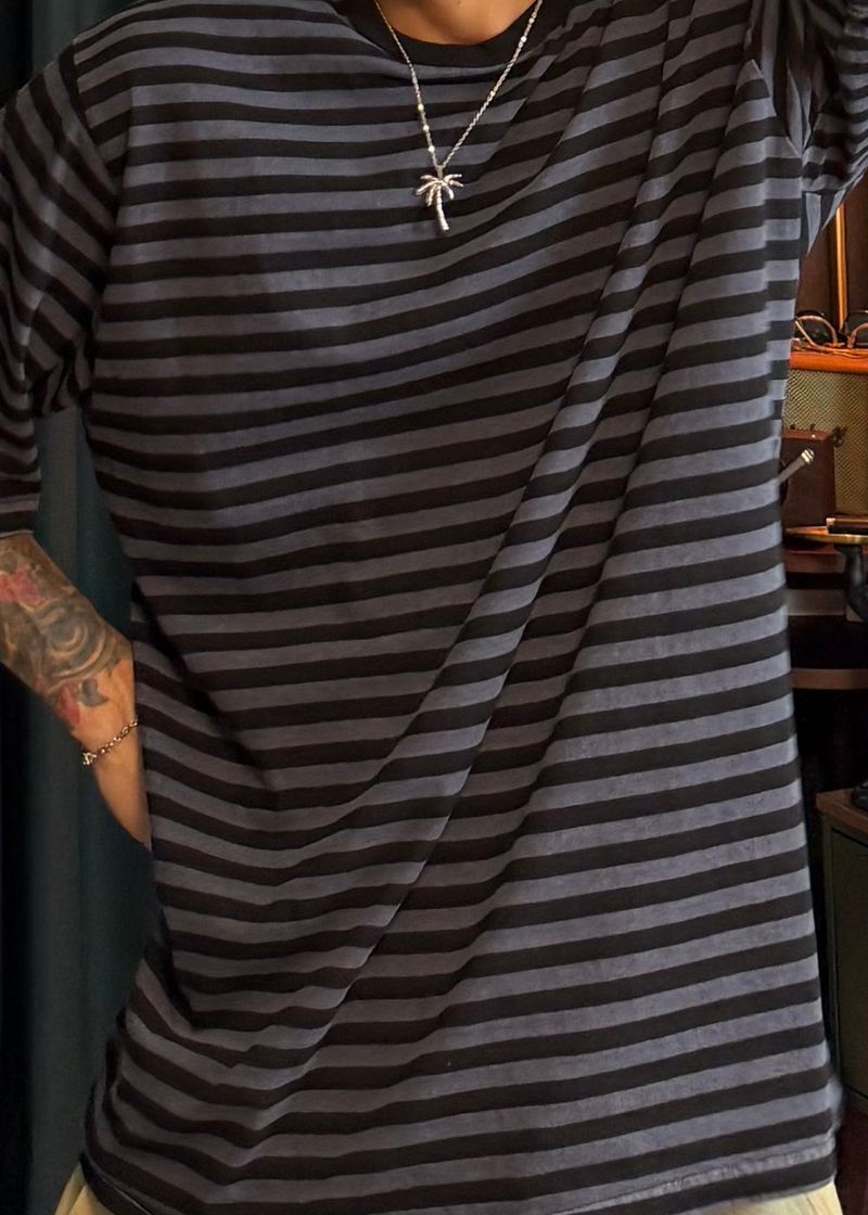 Pigmented Dangara Stripe Short Sleeve 3COLOR