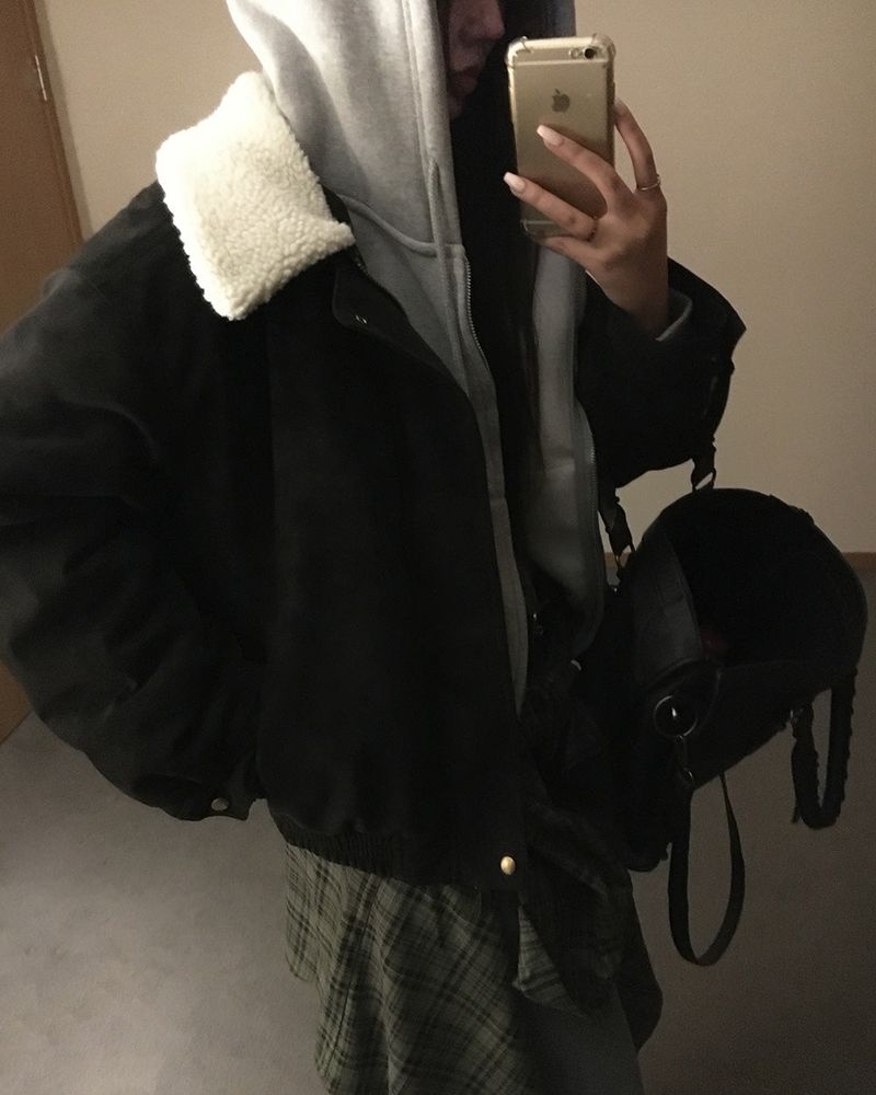 [ORIGINAL] Clump Suede Shearling Mouton Jumper