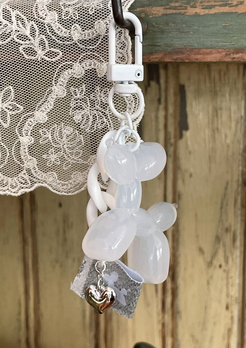 LabelLand(ラベルランド)の「ツインキーキーリング (WHITE)(アクセサリー)」