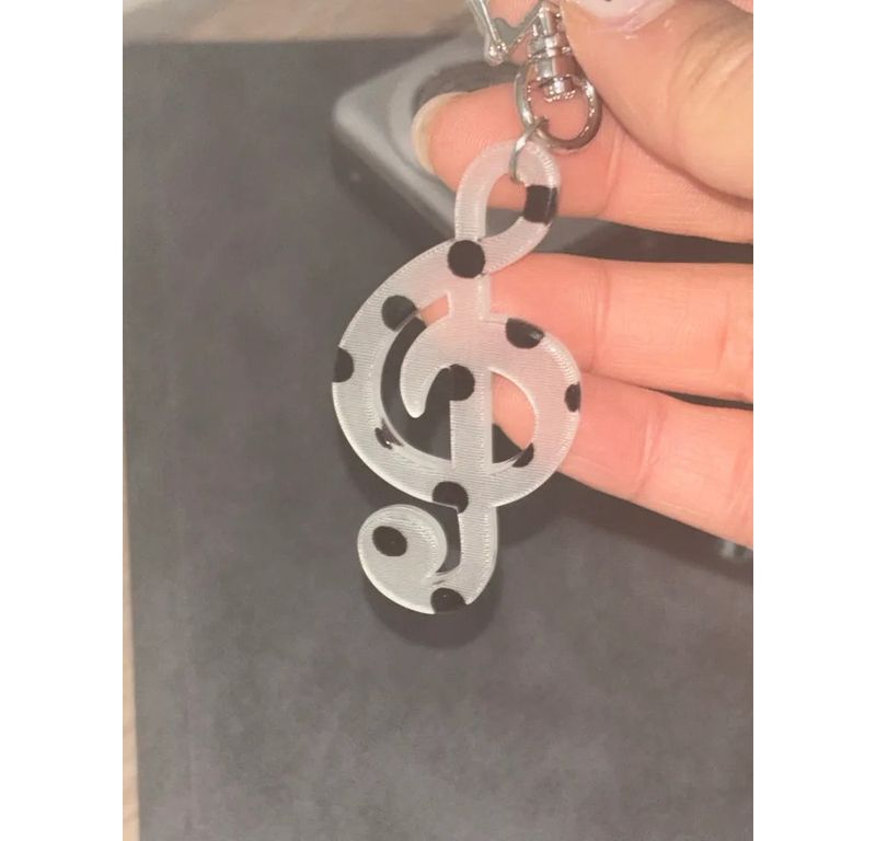 ♫ play note keyring ♫ (6color)