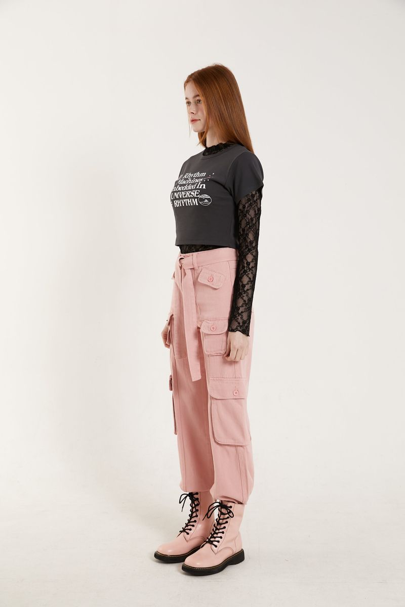 LACE SEE THROUGH T.SHIRT