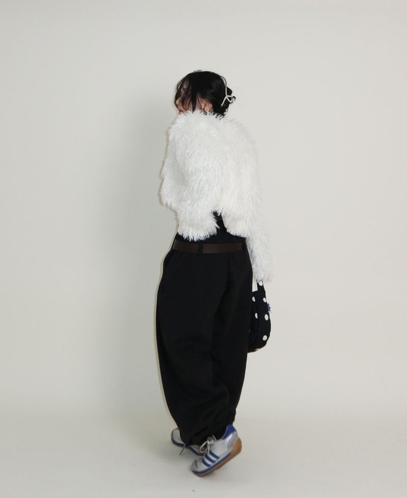 Angel Hairri Fur Bolero Short Jacket (Semi Cropped Jacket)