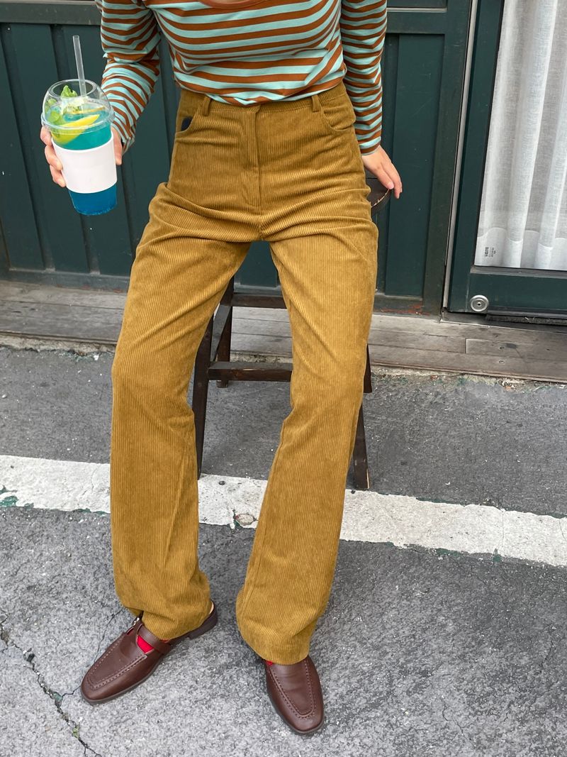 Teddy corduroy pants