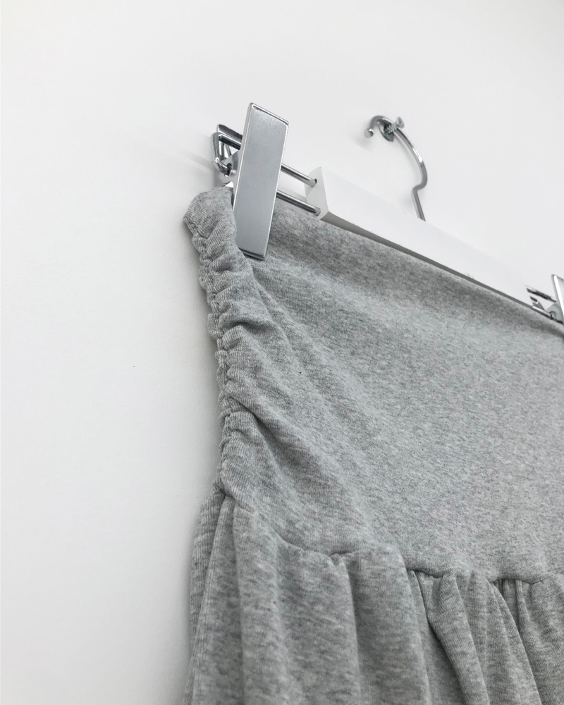 Moa Shirred Midi Skirt (4color) 