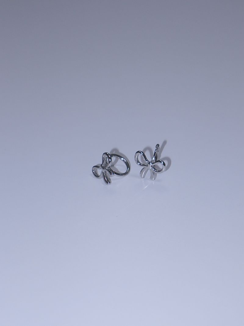 All surgical steel ribbon ring earrings