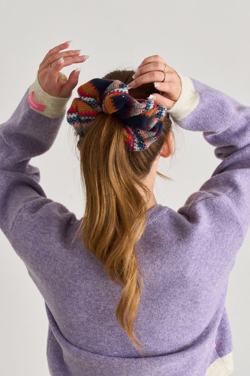 MIX SCRUNCHIE BLUE