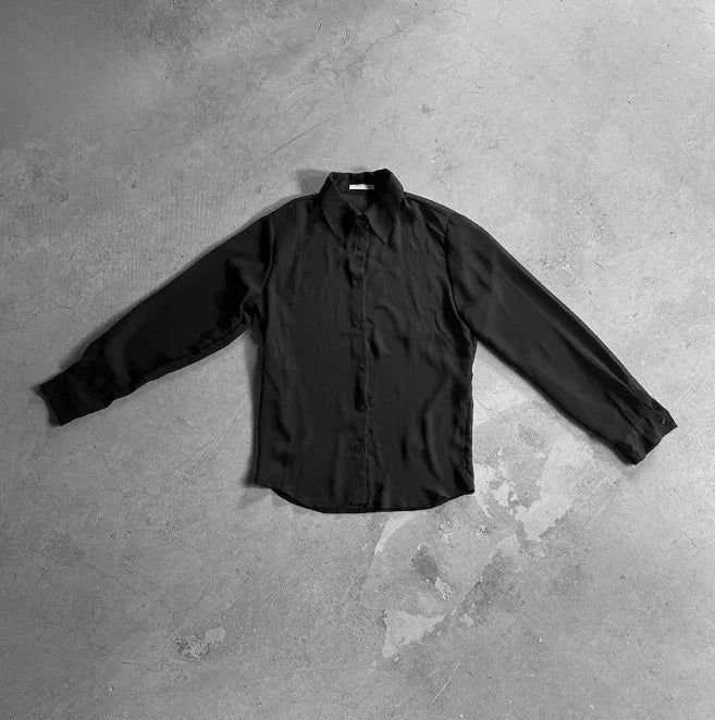 Nua See-through Wrap Blouse