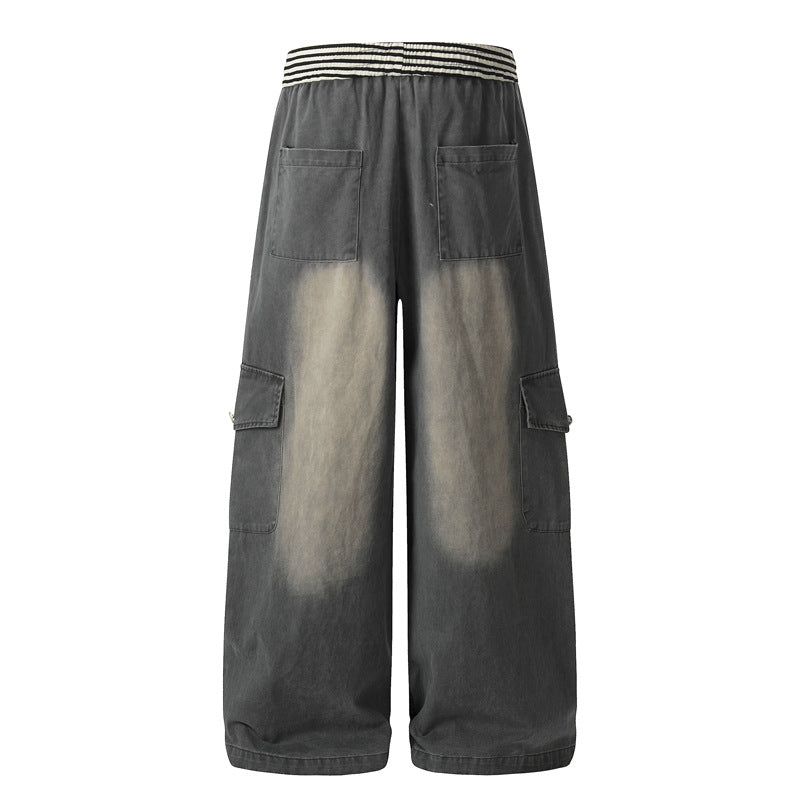 Grunge Wide Banding Pants