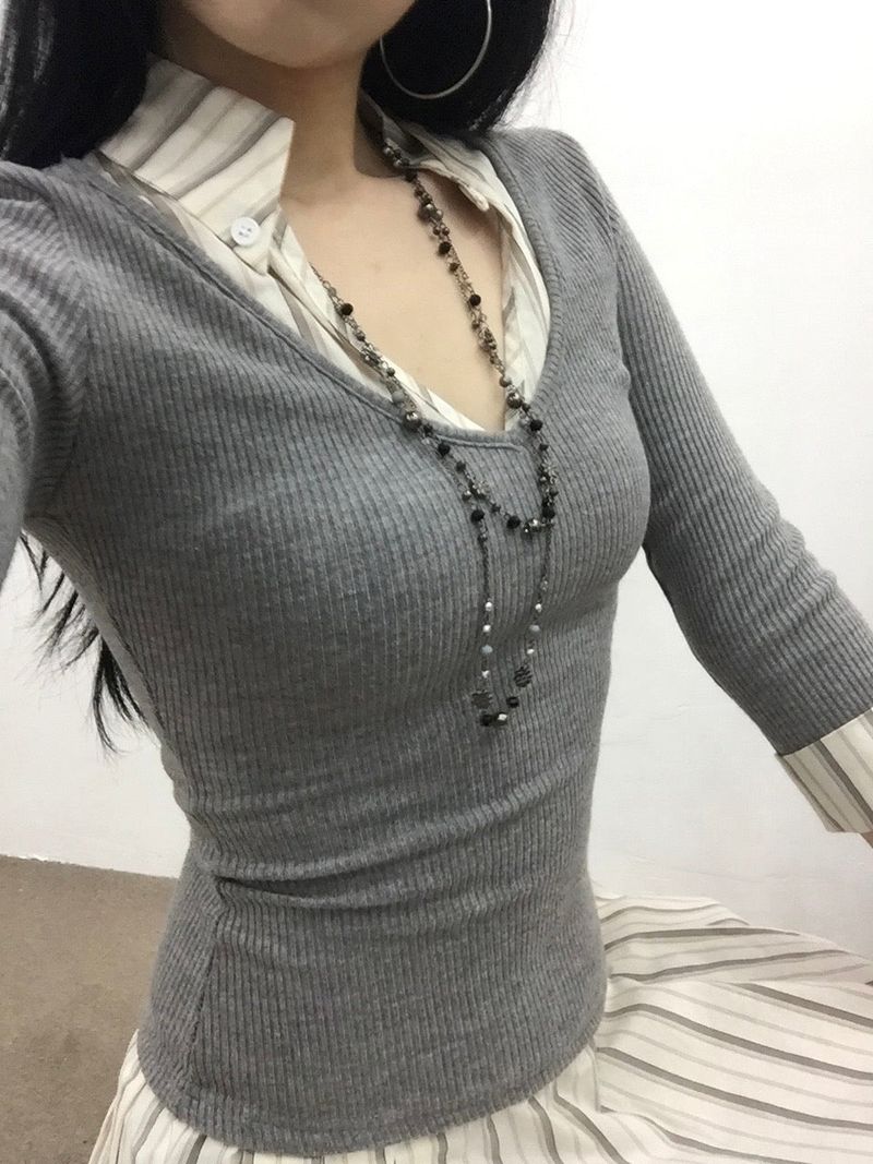 Stripe Warm Dress