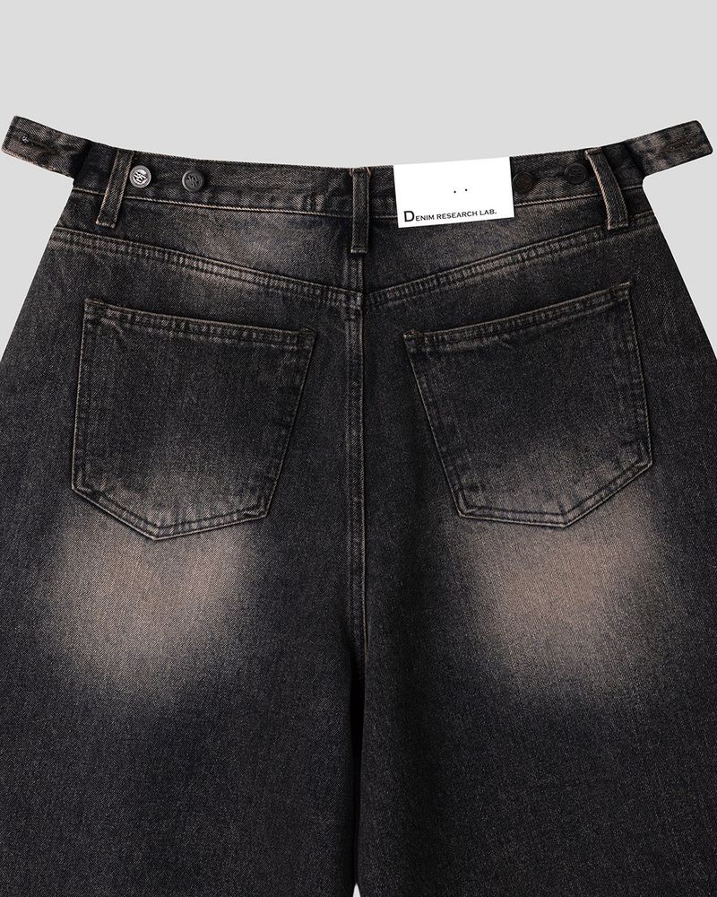 MG733,734 Rust Washing Bermuda Pants (2 colors)