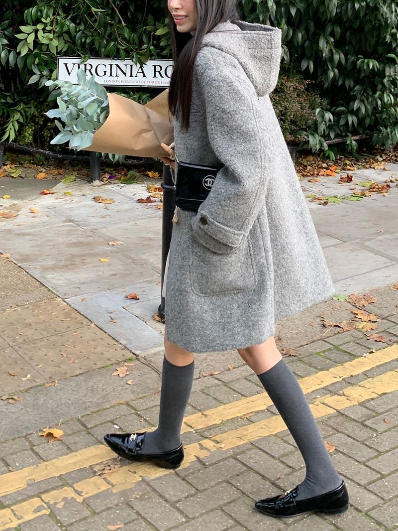 [MADE] Toit wool alpaca handmade toggle hood coat