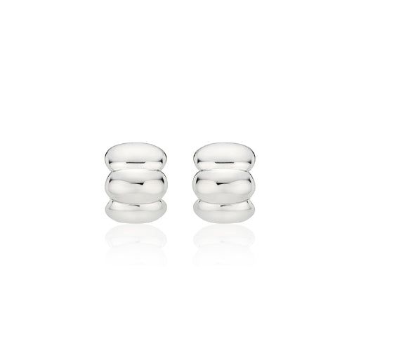 26SS★ Ice Cushion (W) Wide One-Touch Earrings