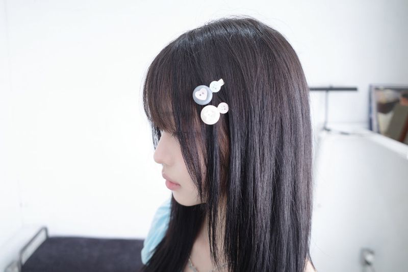 コットンキャンディヘアピン(3color)