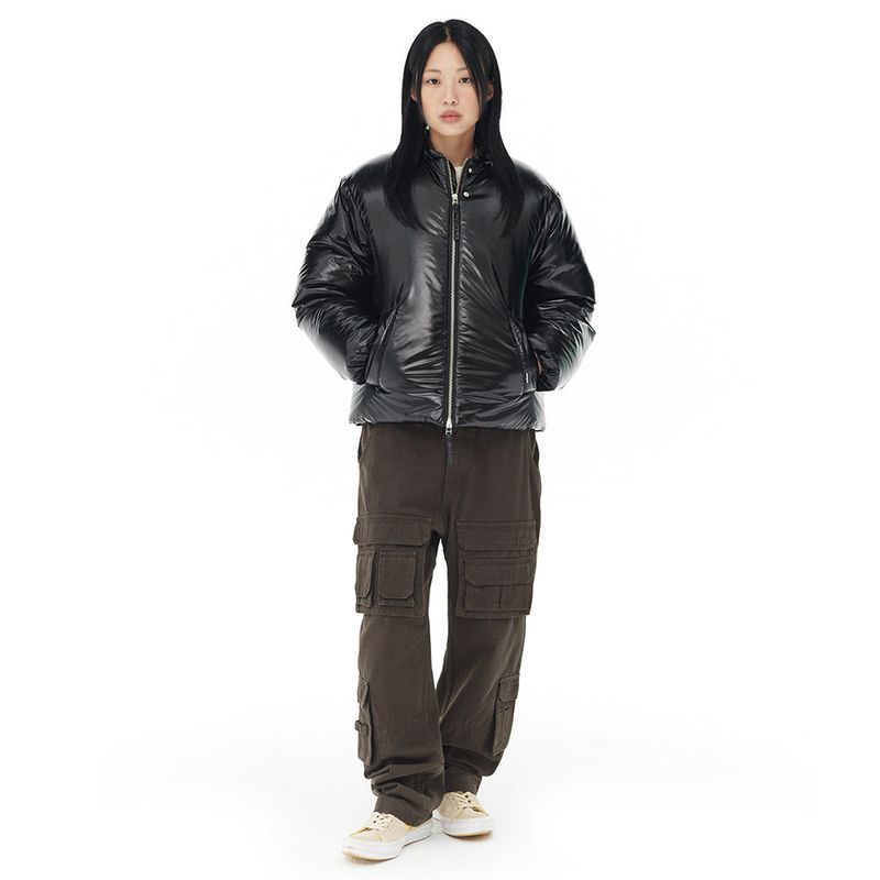 GLOSSY SHORT DOWN PUFFER