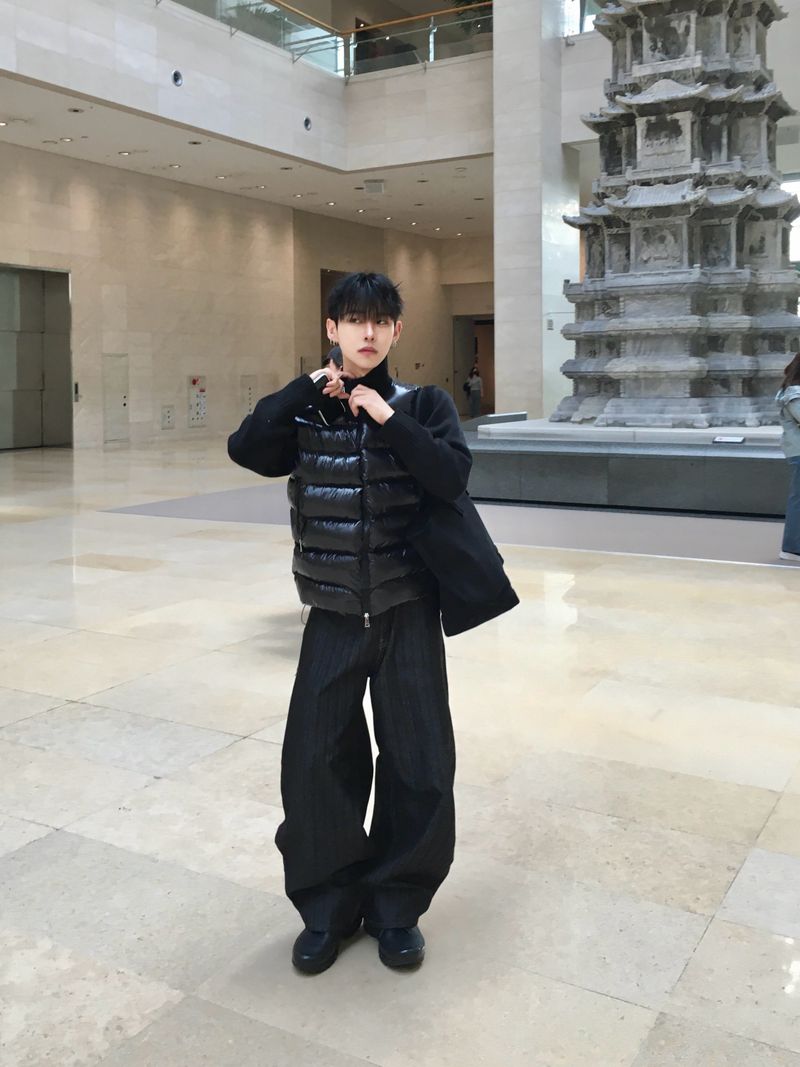 DISCERNMENT（ディサーンメント）の「Chroma High Neck Knit Padding 2C（Jackets/Outerwear）」