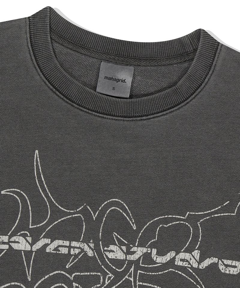 MULTI-LOGO PIGMENT SWEATSHIRT