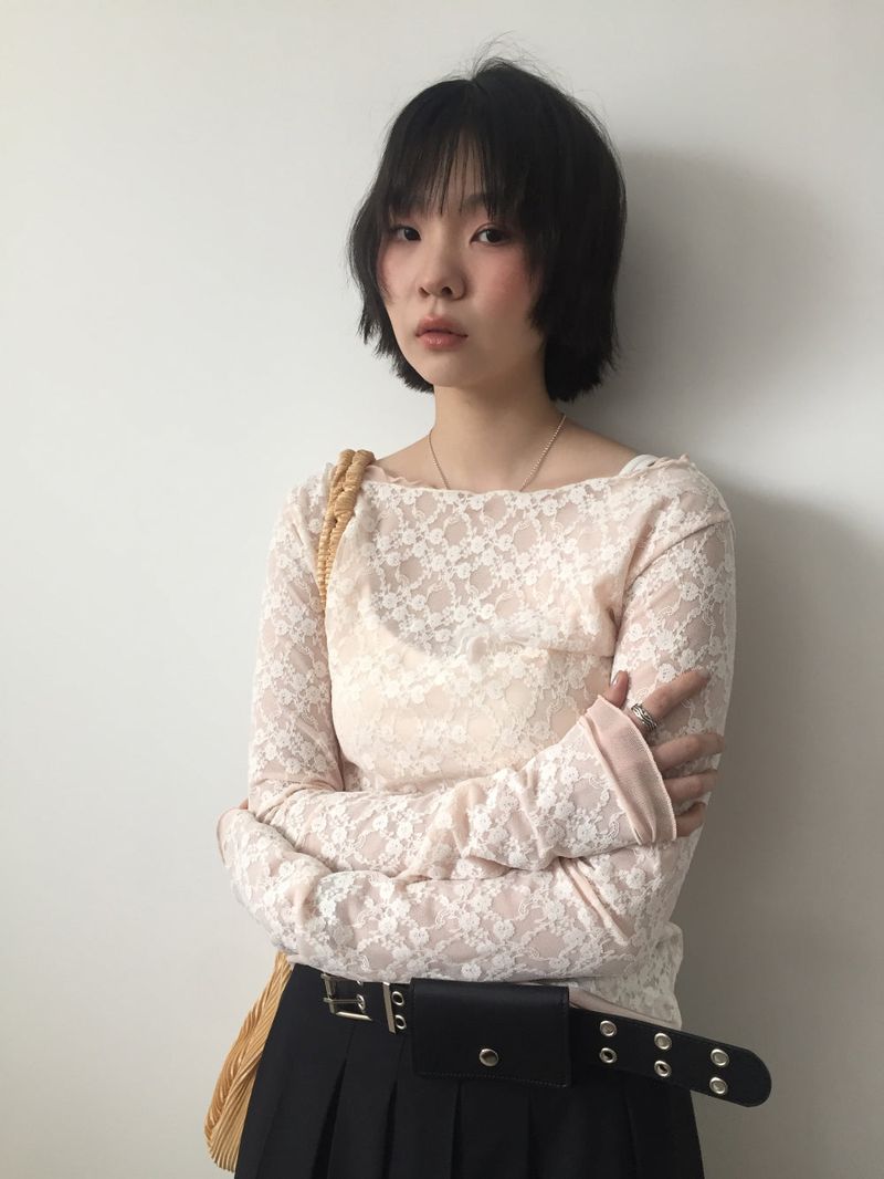 YWD PLEATS SKIRT + BELT (2color)