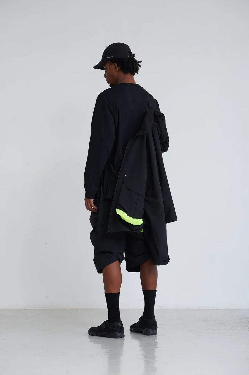 DUO 3D POCKETS PARKA - BLACK