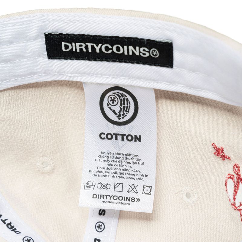Cap DirtyCoins Patch Logo Two Tone Cream Navy
