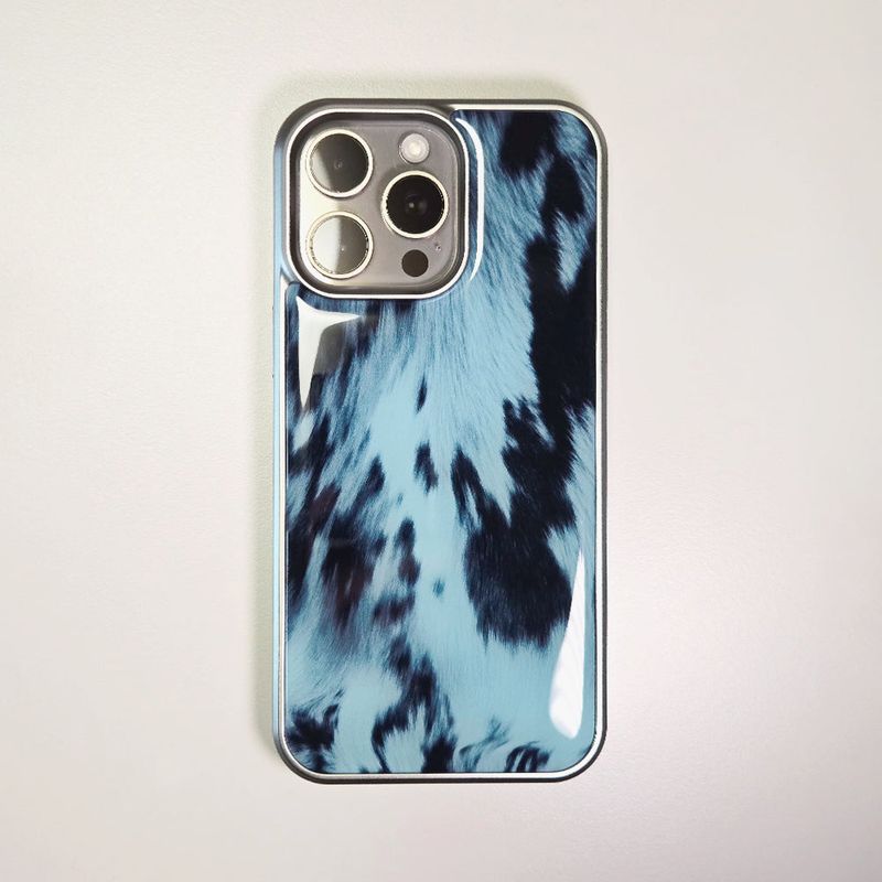 Classic Cowhide Phone Case SkyBlue (SV_Epoxy)