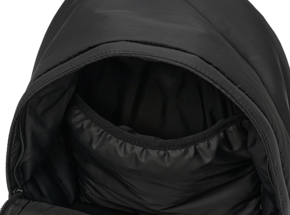 padded mini backpack - black            