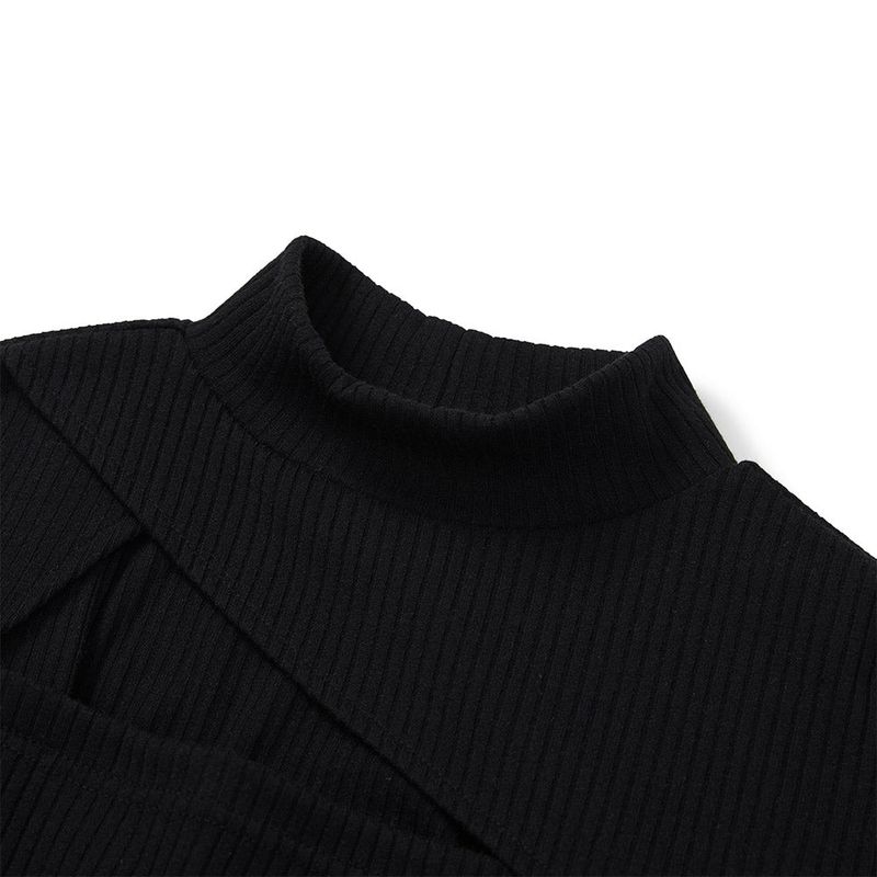 レイヤードラップボレロセット / Layered Wrap Bolero Set [BLACK]