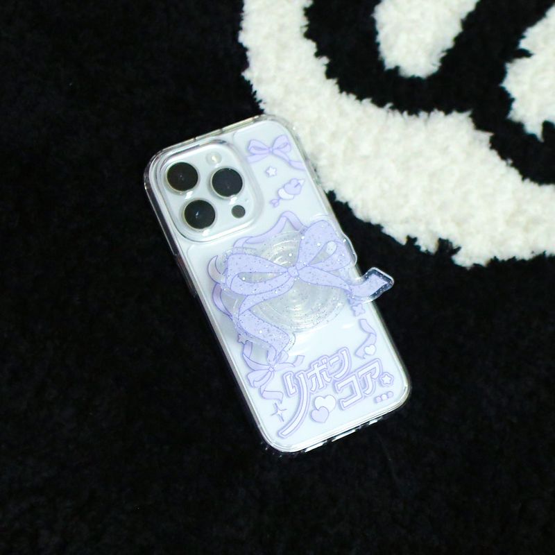 【MADE】Ribbon Glitter Smart Tok / Pesto 24.
