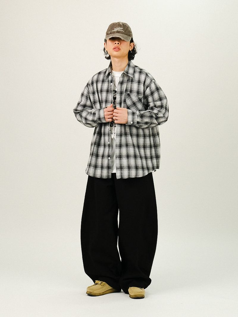 DE Back Point Wide Balloon Pants