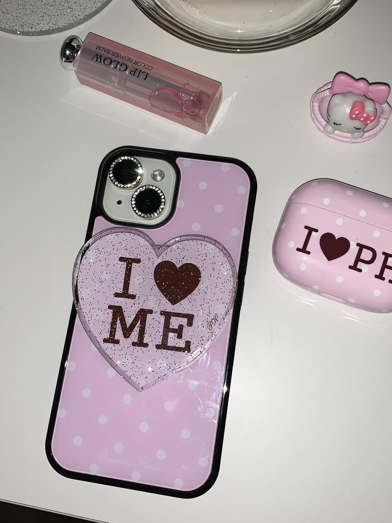 Polka dot glass phone case - magsafe