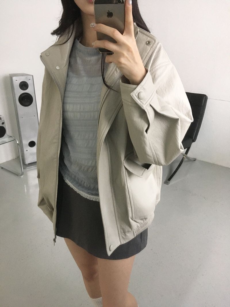 Linkle Leather Jumper