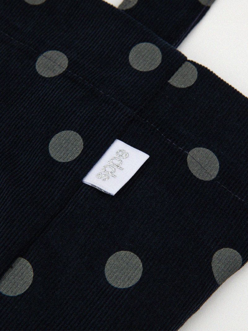 【MADE】Dot Tote corduroy bag [navy]