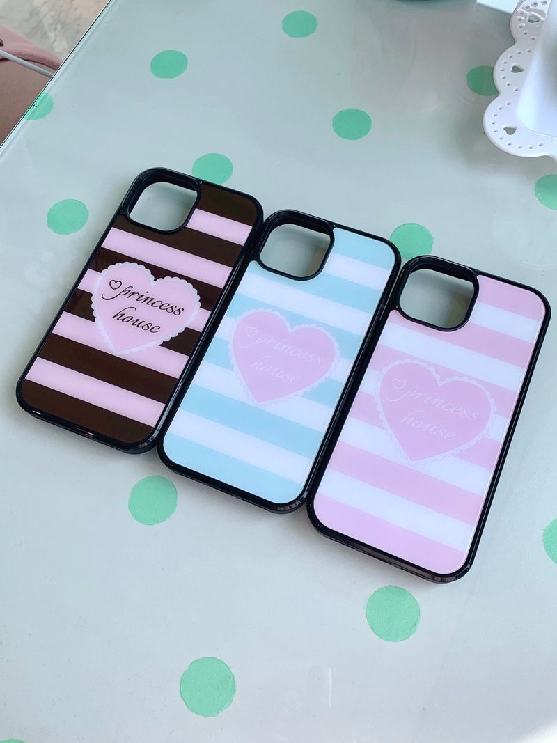 Whipping Stripe phone case - mint - magsafe
