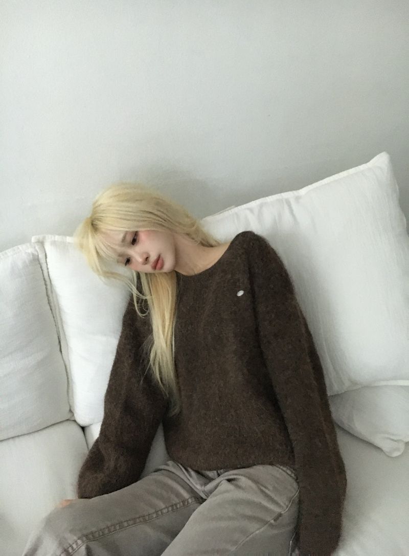 Angora Knit Sweater