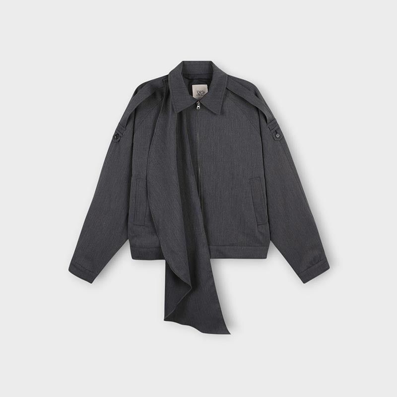 ASCLO Scarf Trench Jacket (2color)