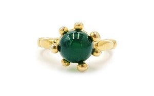 MELTING RING 2 (green onxy)