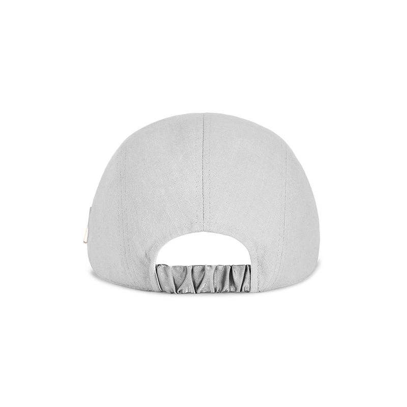VA Stud Glossy Scrunchie Cap / Gray