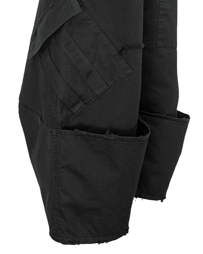 VTG BACK BOOTS CARGO SHORTS_BLACK