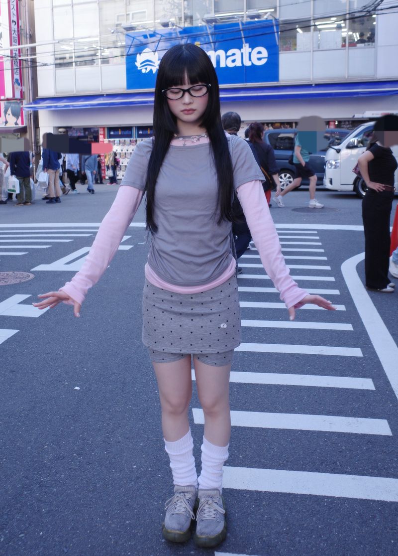 myorang（ミョラン）の「dot skirt pt（Pants）」