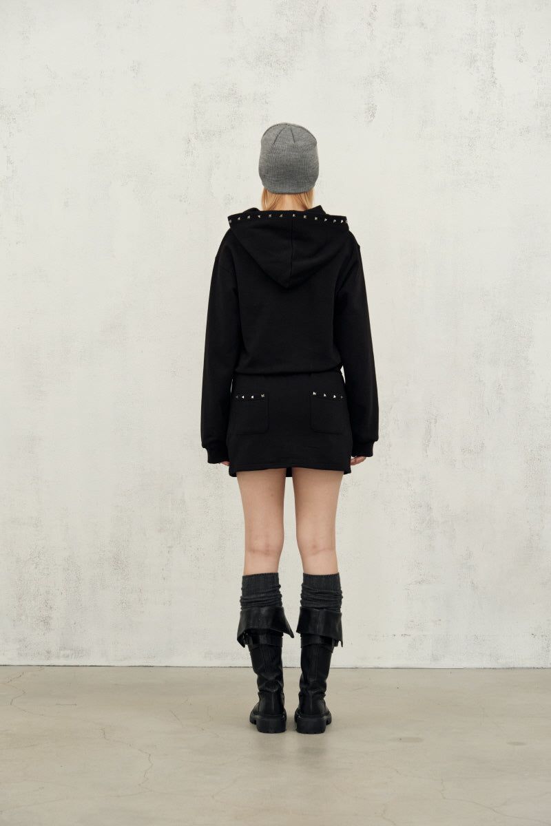 like skirt (black)